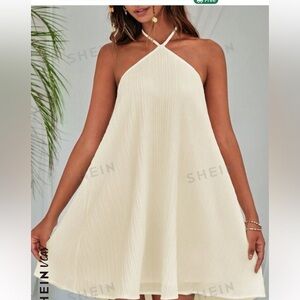 Halter Neck Loose Dress